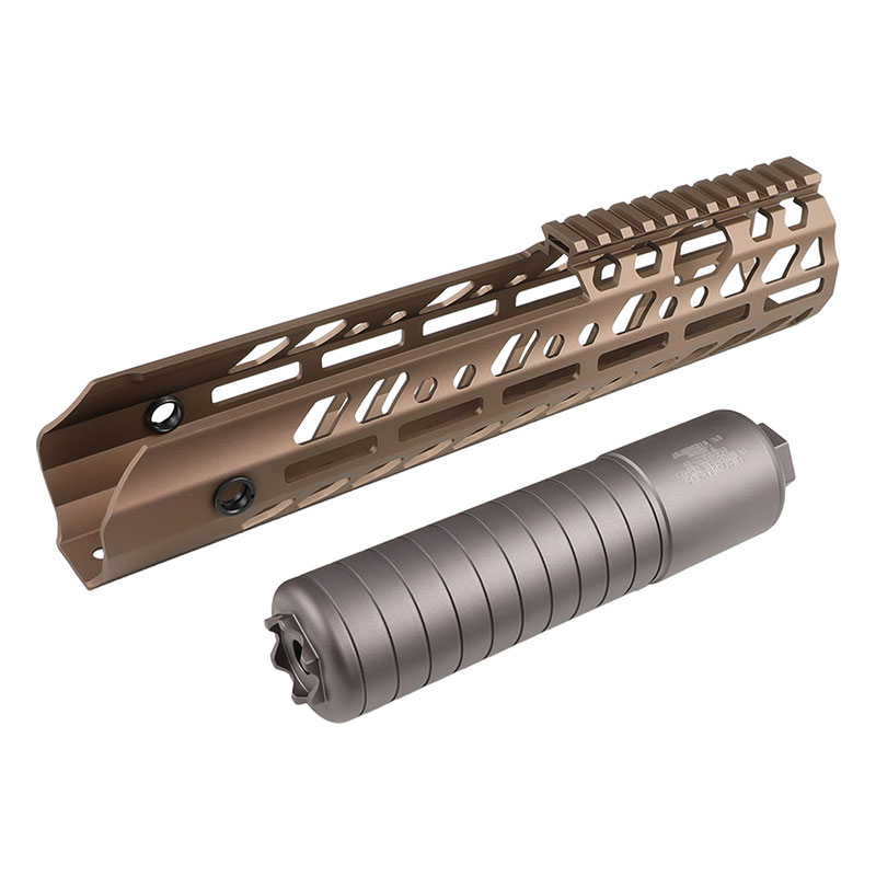 楽天市場】Airsoft Artisan Spearタイプ 10inch M-LOKハンドガード