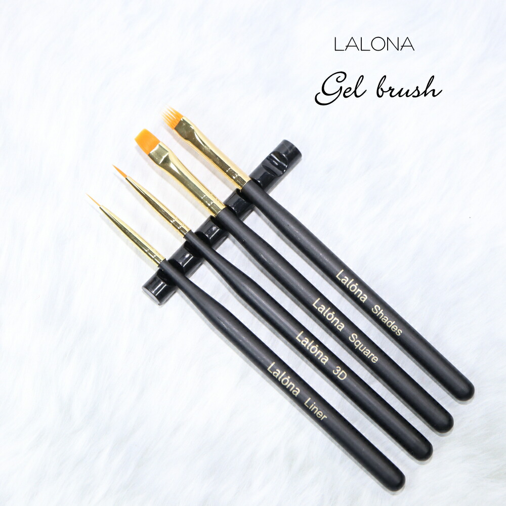 楽天市場】ラローナ [ LALONA ] 使捨てジェルネイルブラシセット( 65本