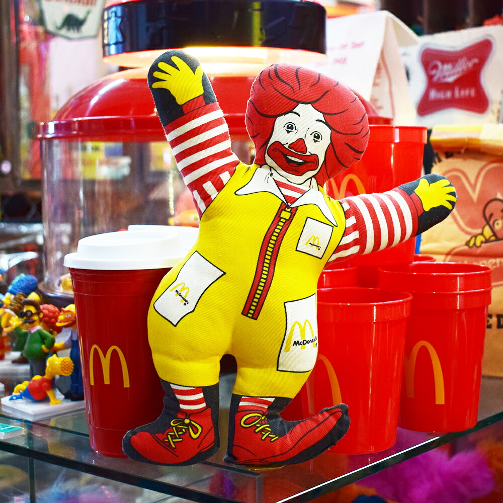 楽天市場】70'S McDonald's ドナルド・マクドナルド プラッシュドール