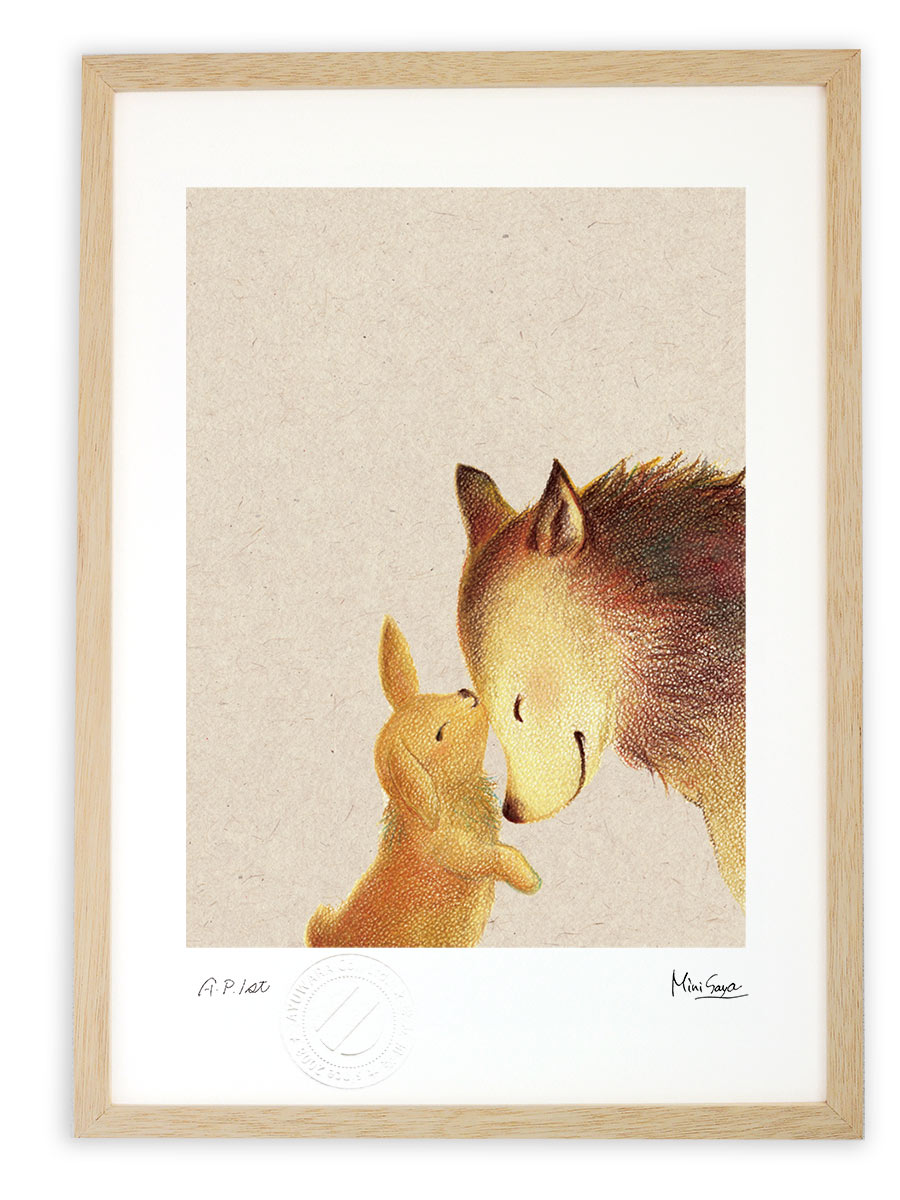 楽天市場】版画 絵画 やさしい世界 MiniSaya/インテリア 額入り 風景画