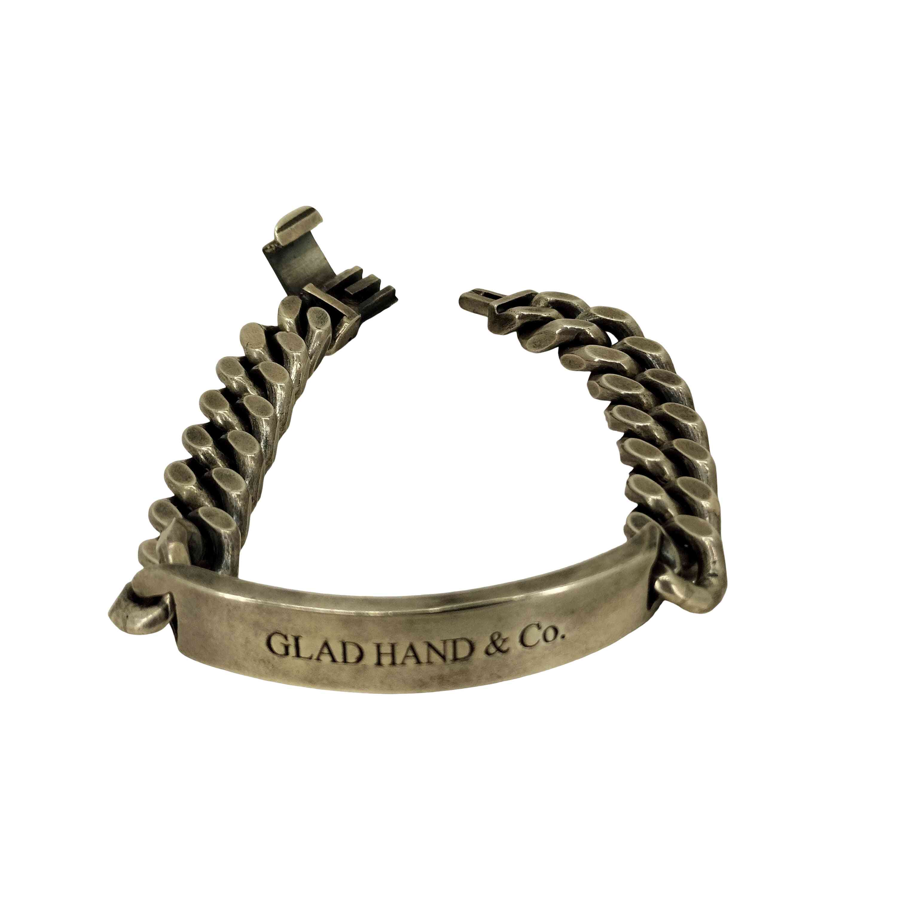 楽天市場】GLAD HAND JEWERLY グラッドハンド ID ブレスレット Lサイズ