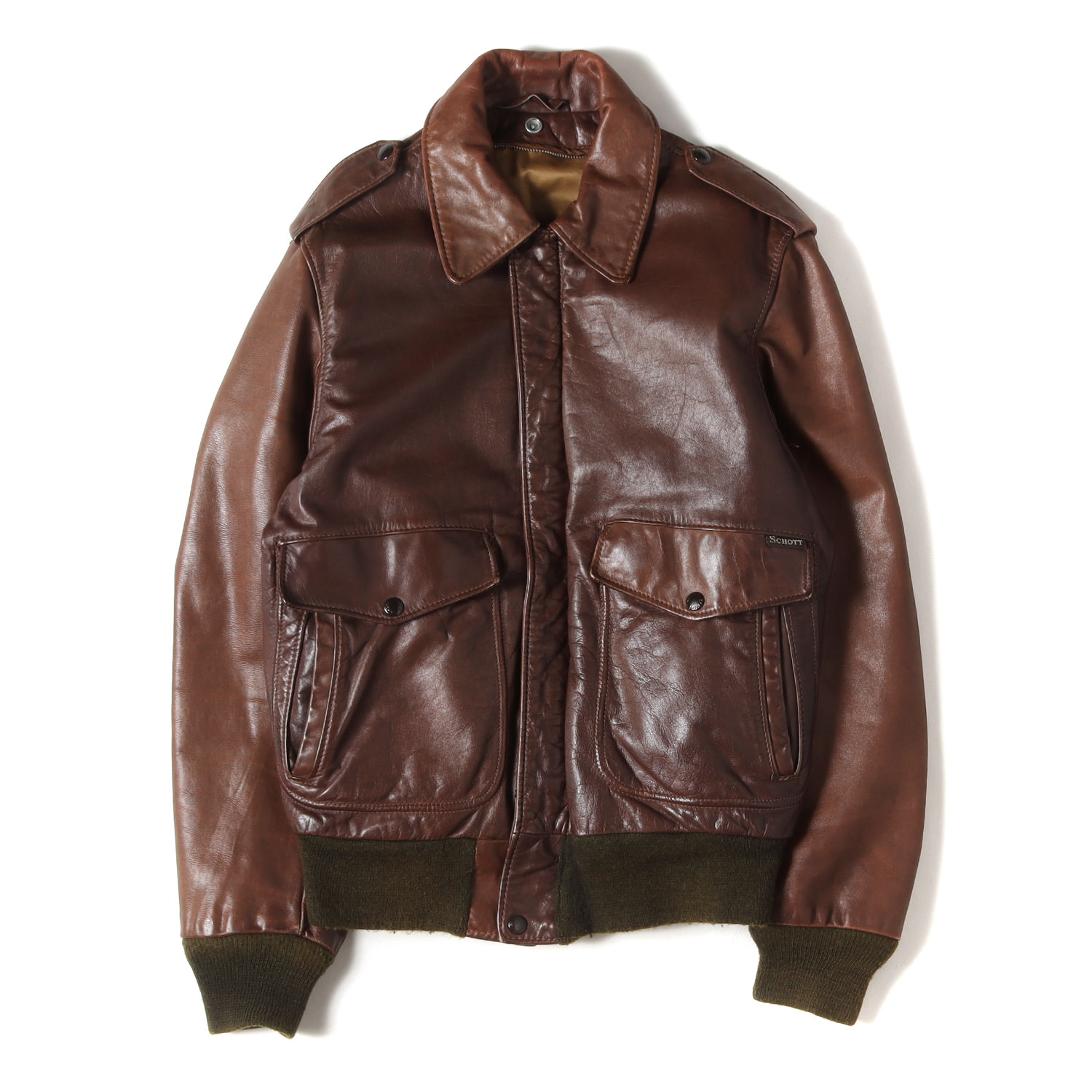 楽天市場】70s USA製 ビンテージ □ SCHOTT ショット G-1 タイプ 内