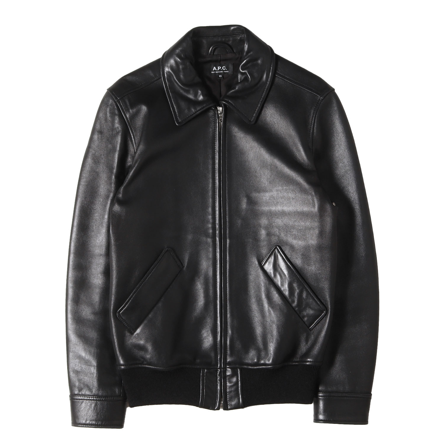 楽天市場】アーペーセー 牛革 レザージャケット S ブラウン A.P.C. 本