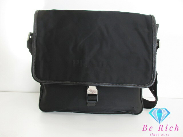 楽天市場】プラダ PRADA ショルダーバッグ ポコノ ブラック 黒