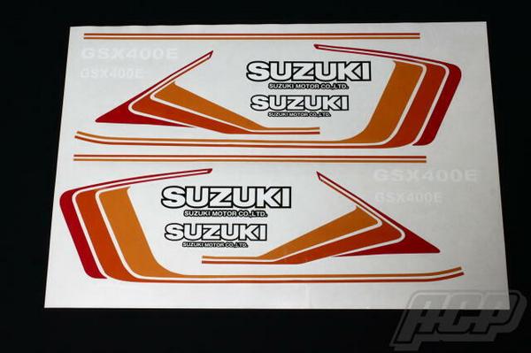 楽天市場】GSX400E (ザリ用) 純正タイプ ラインステッカーセット 新品