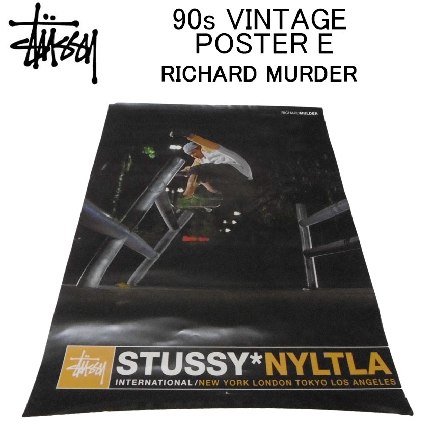 楽天市場】ステューシー ポスター STUSSY 90s VINTAGE POSTER Bアート