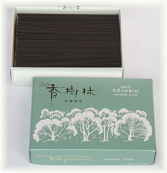 楽天市場】線香 沈香香樹林 大バラ［緑箱］[約170g入][伝統・香木系