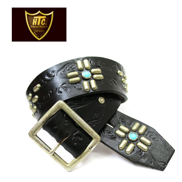 楽天市場】HTC USA #14 5ROW PYLAMID LEATHERBELT 1.75( エイチティー