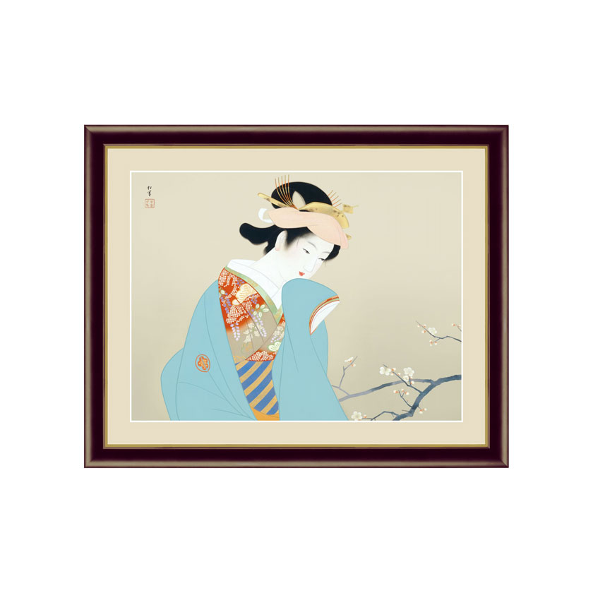 楽天市場】上村松園 絵画 『初秋』 送料無料 【複製】【美術印刷