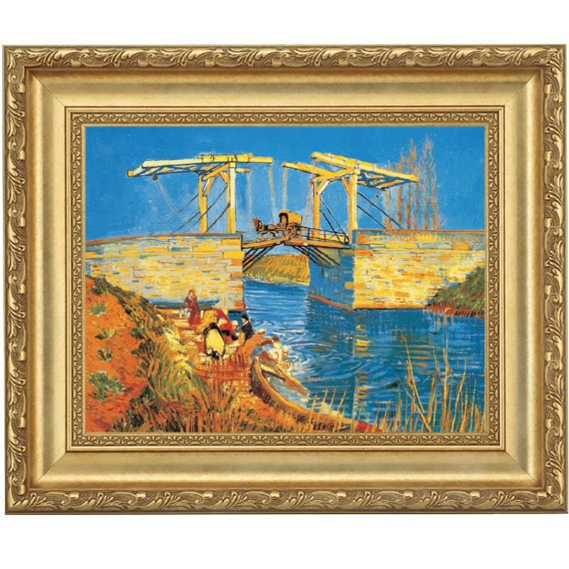 楽天市場】ゴッホ 絵画 家馬車・ジプシーの野営 F6号 送料無料 【複製