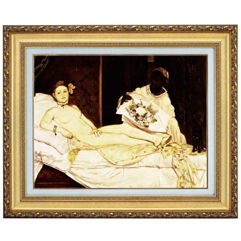 楽天市場】オランピア 【10号】 エドゥアール・マネ 【 額縁が選べる