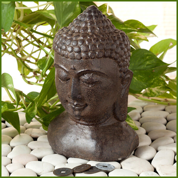 楽天市場】【最大半額＆7%OFFクーポン】仏頭(アジアン雑貨 石像 小物