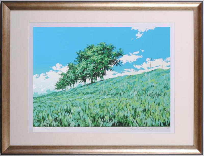 楽天市場】池上壮豊 波光る 海 絵画 風景画 カモメ シルクスクリーン