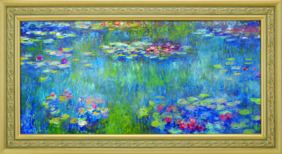 楽天市場】クロード ・ モネ 「 睡蓮、水のエチュードー雲 」 彩美版