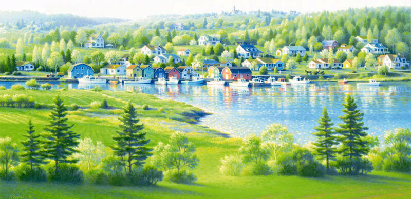 楽天市場】笹倉鉄平 軽井沢の窓辺／絵画 版画 ミクスドメディア 全国