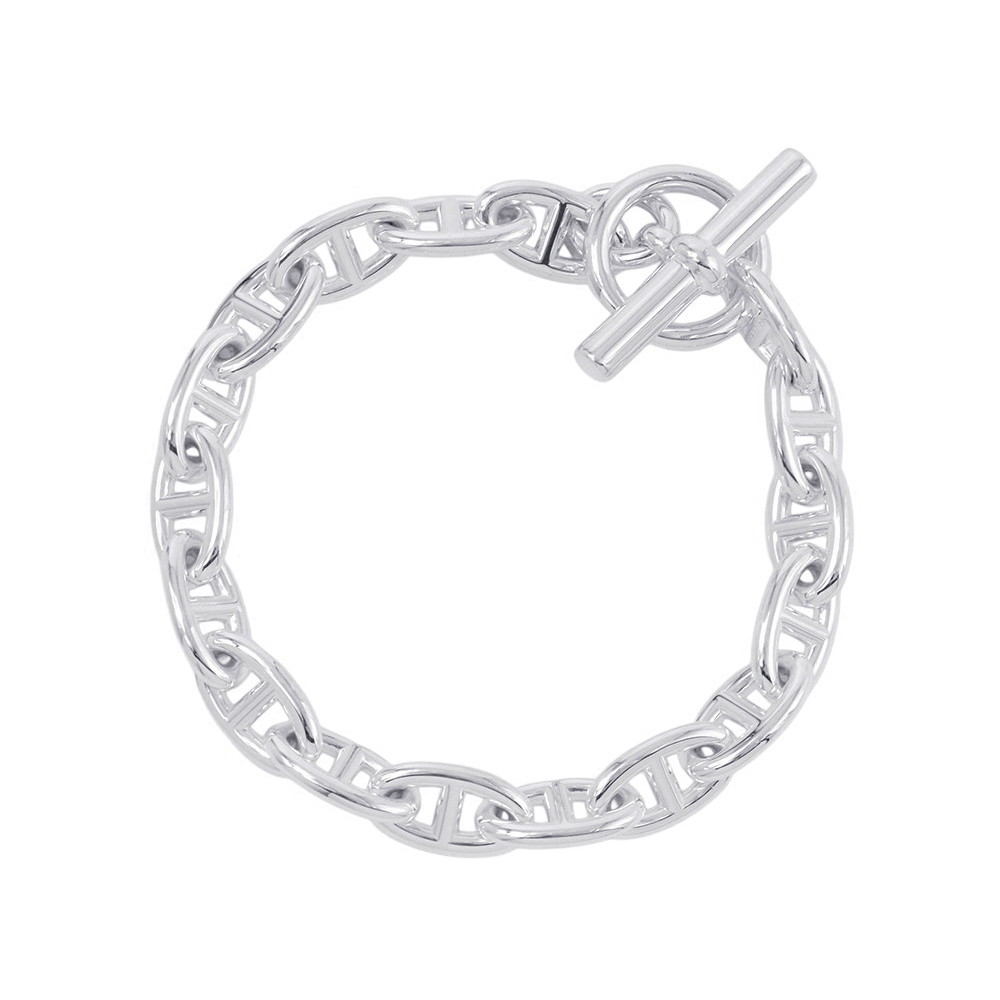 楽天市場】エルメス シェーヌダンクルGM 15コマ ブレスレット SV925