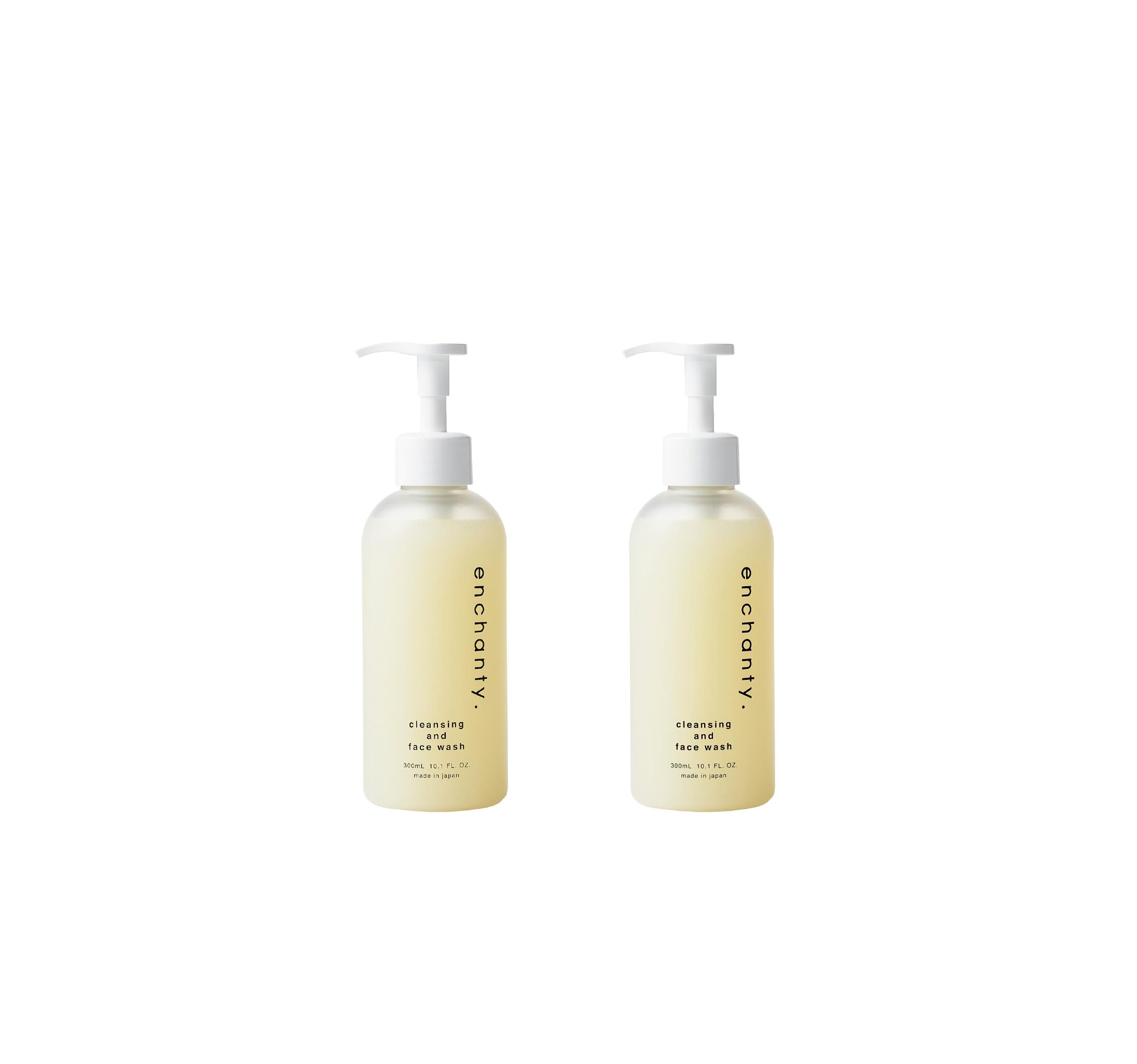 enchanty. cleansing and face wash エンチャンティー 洗顔料 （2本