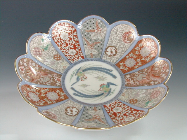 楽天市場】【ふるさと納税】深川製磁 有田焼 染錦手波鶴紋 ペア魚型皿