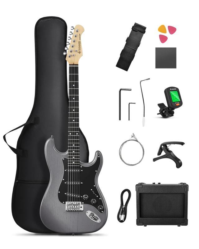 楽天市場】Donner エレキギター 初心者セット STタイプ SSS