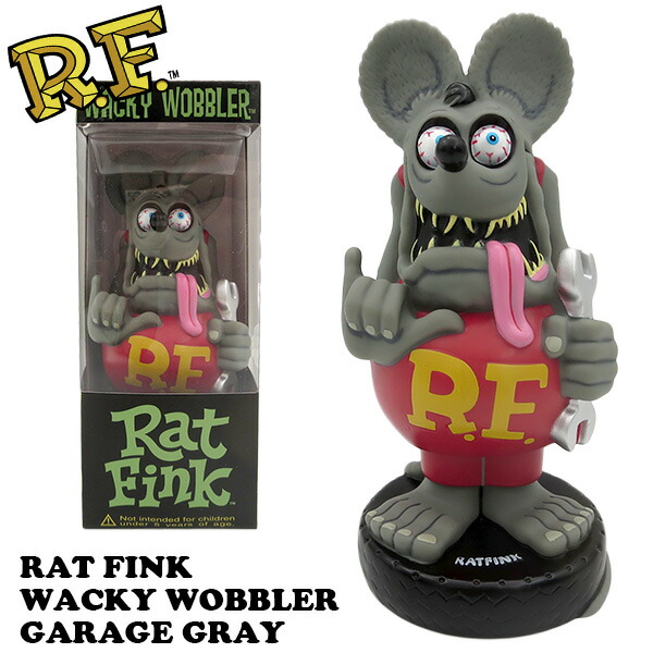 楽天市場】FUNKO Wacky Wobbler RAT FINK （メタリックグリーン