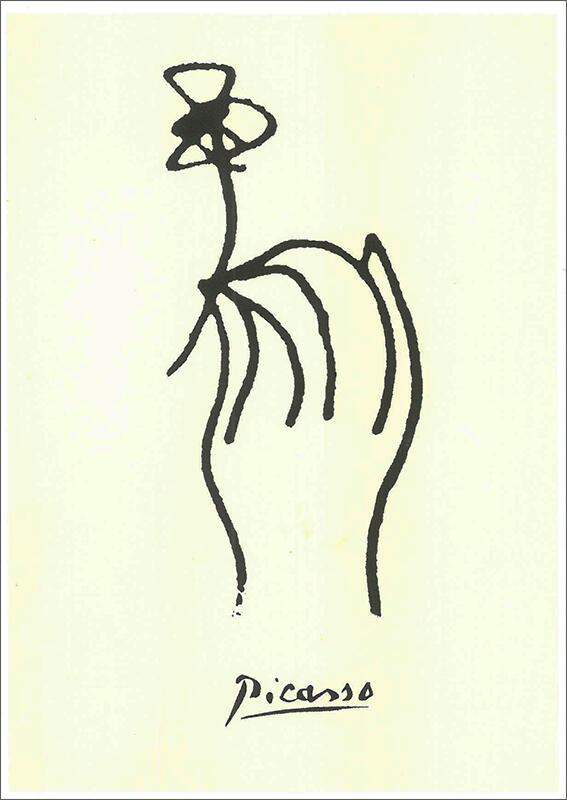 楽天市場】フランス製ポストカードジャン・コクトー（猫） : ココロ