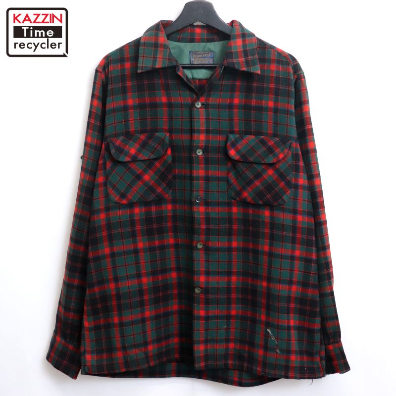 楽天市場】40年代 PENDLETON ペンドルトン ボードシャツ ウールシャツ