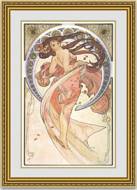 楽天市場】アルフォンス・ミュシャ『音楽』(連作《四芸術》より