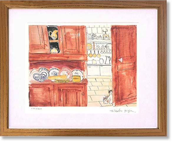 楽天市場】絵画 版画 猫 久下貴史・幼いエンジェルキャッツ インテリア