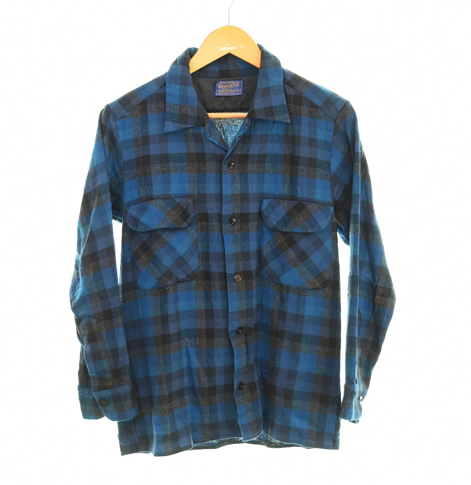 楽天市場】60s PENDLETON Wool Board Shirt 青緑 M ペンドルトン 長袖