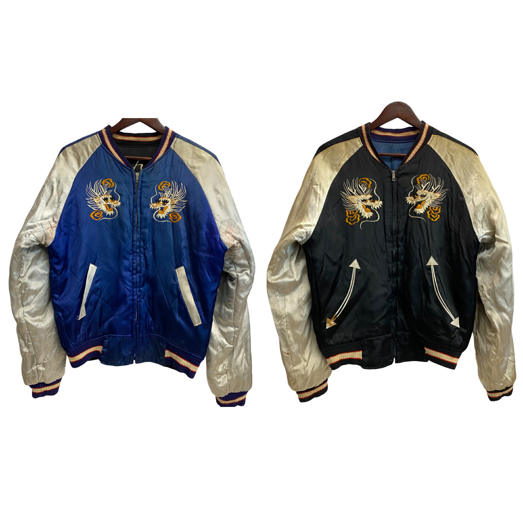 楽天市場】1990年代 ビンテージ復刻版 スカジャン(スーベニア