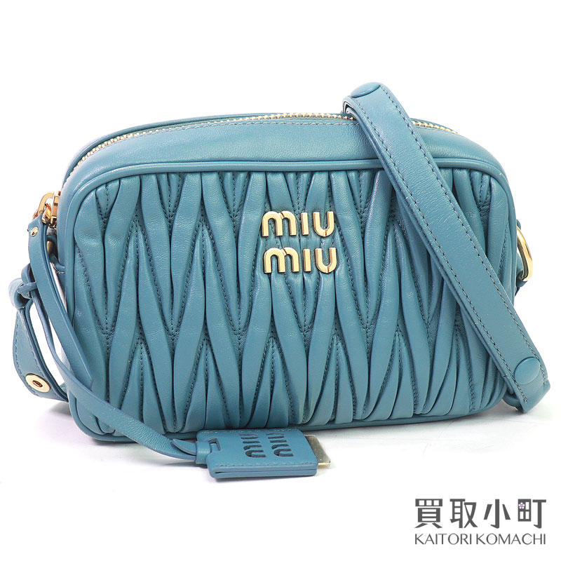 楽天市場】【美品】ミュウミュウ 【MIUMIU】 マテラッセ ベルトバッグ