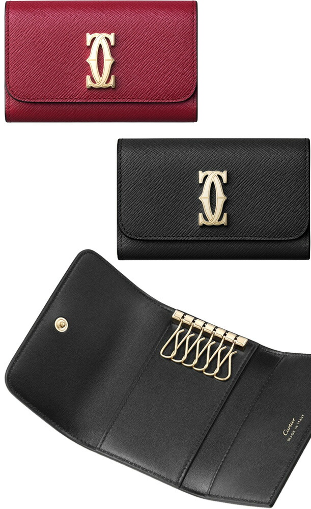 楽天市場】Cartier KEY CASEカルティエ 6連キーケース型押しカーフ