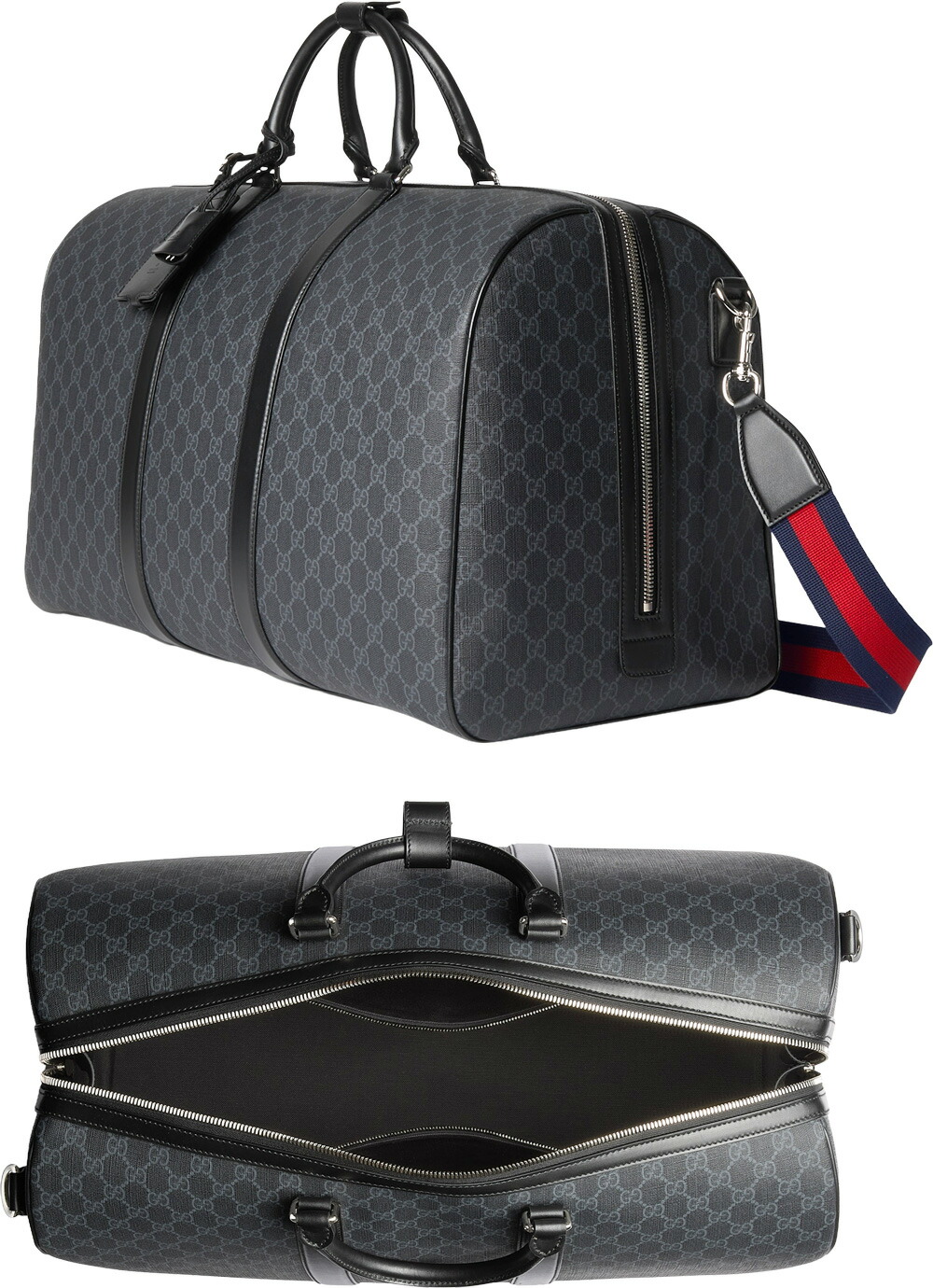 楽天市場】GUCCI グッチ2WAYボストンバッグエンボスロゴレザータグ旅行