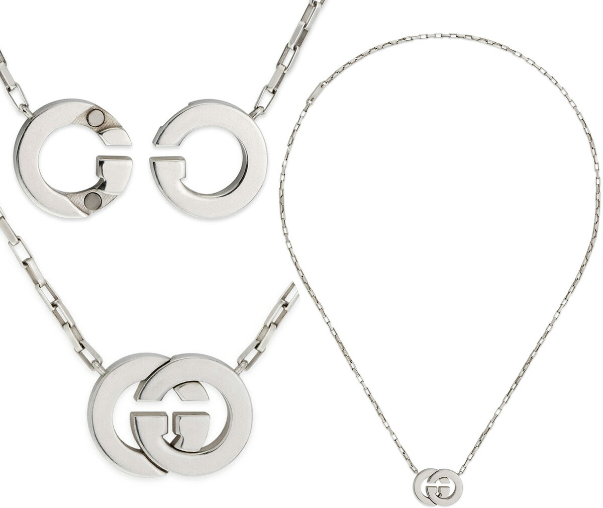 楽天市場】GUCCI グッチ レディースハートペンダントトップネックレス