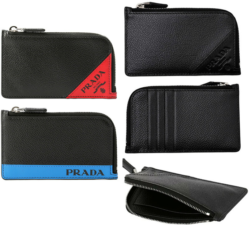 楽天市場】PRADA プラダ 三角ロゴプレート二つ折りクレジットカード