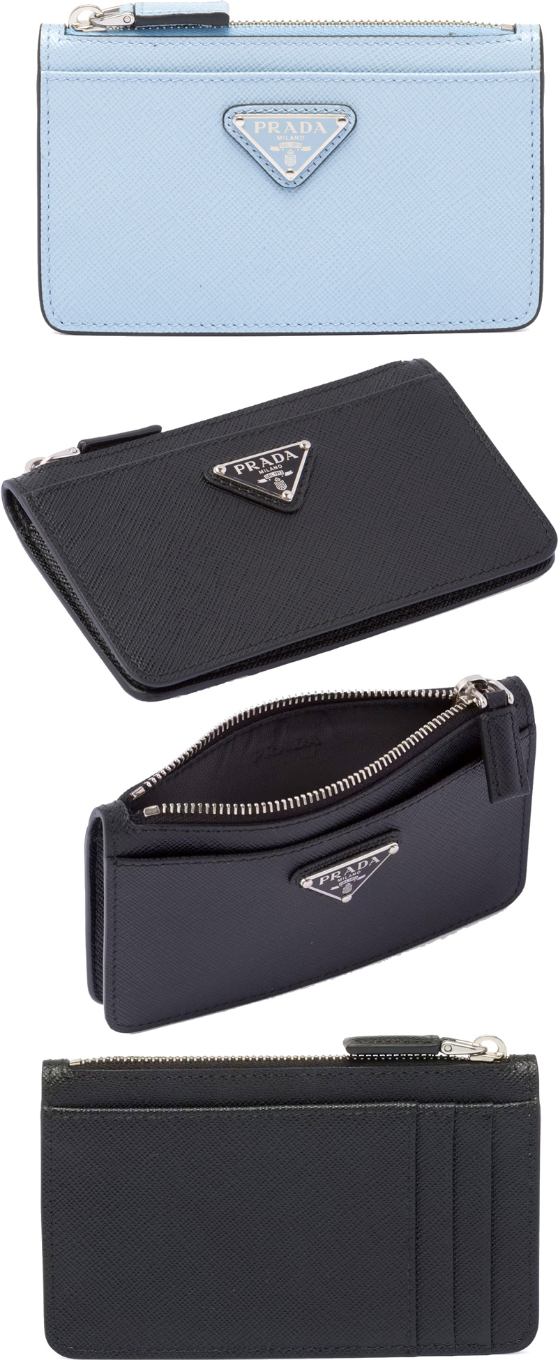 楽天市場】PRADA プラダ カードケースファスナー小銭入れ付きカード