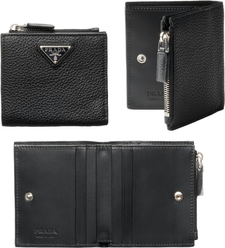 楽天市場】プラダ PRADAラウンドファスナー長財布オーガナイザー 三角
