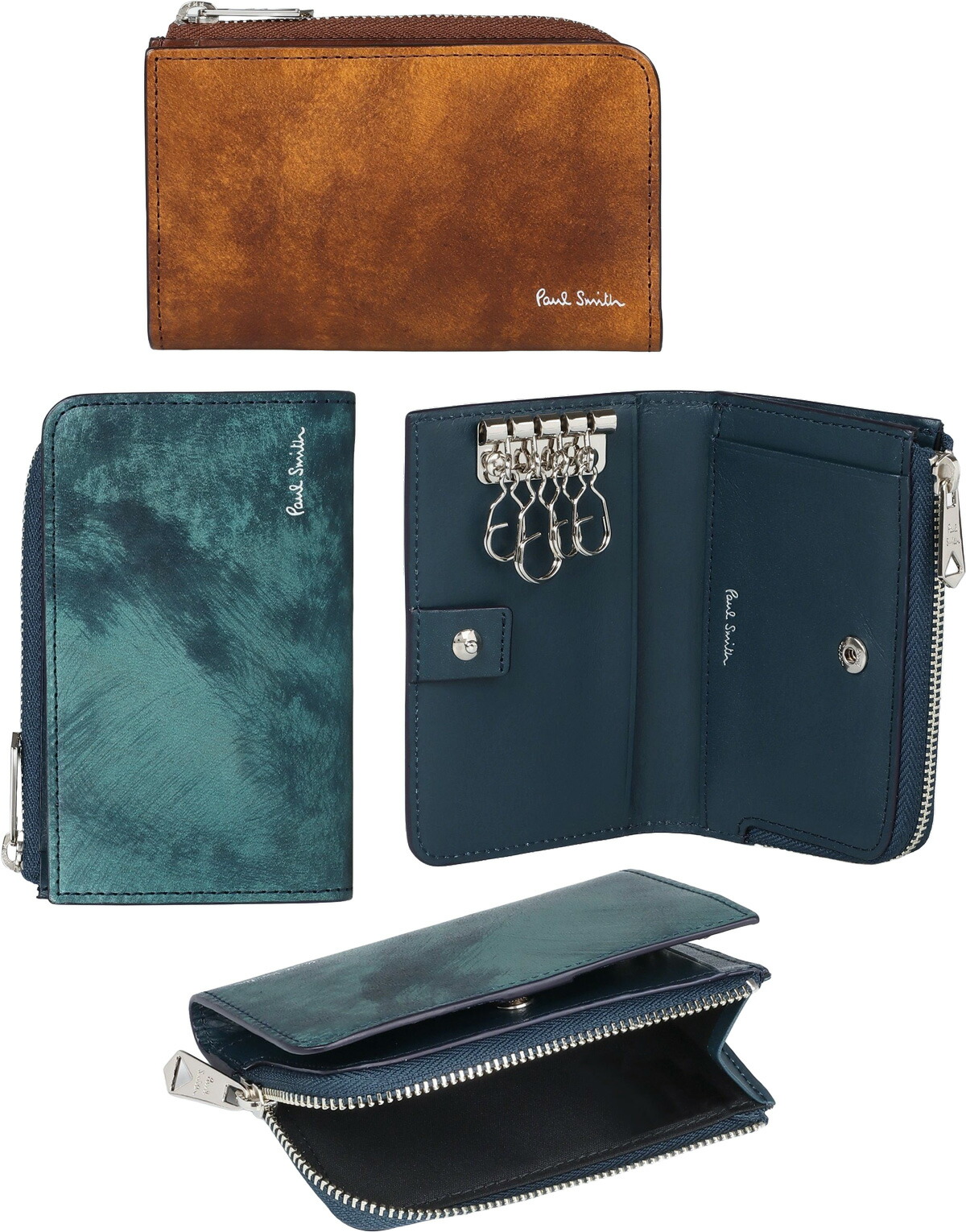 楽天市場】Paul Smith ポールスミス小銭入れ付き4連キーケースL字