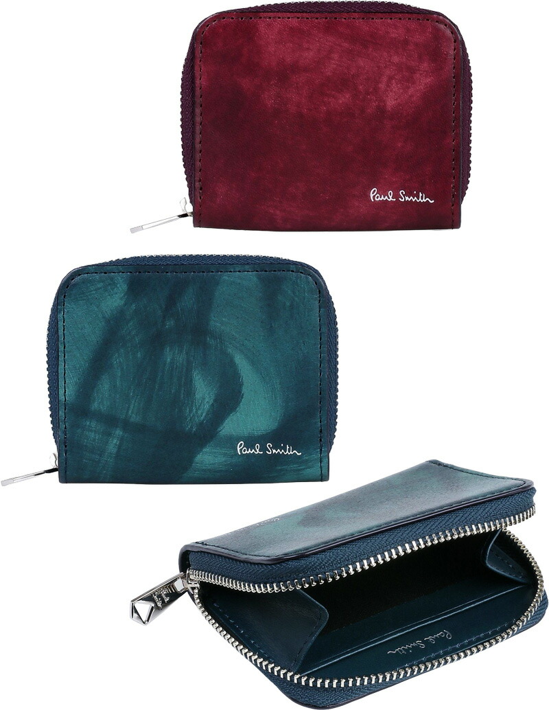 Paul Smith ポールスミスレオパードL字ファスナーケース財布極美品