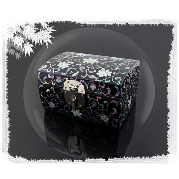 楽天市場】韓国螺鈿 螺鈿漆器 螺鈿 高級 宝石箱 ジュエリーボックス