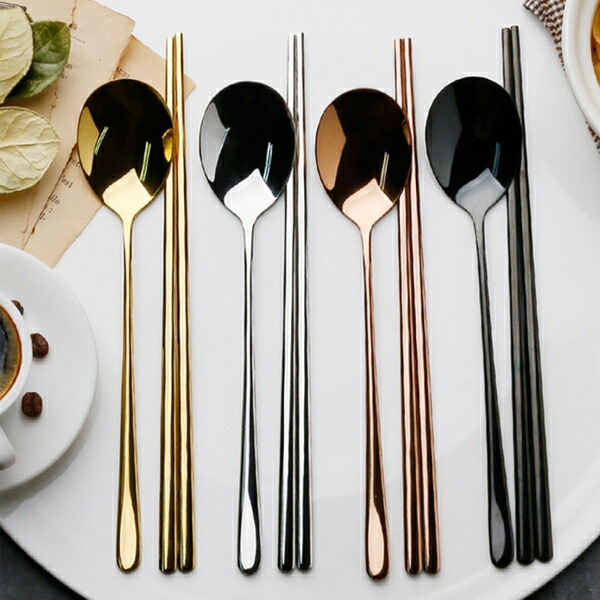 楽天市場】韓国食器 韓国スプーン スッカラ 4本セット 家庭の味方