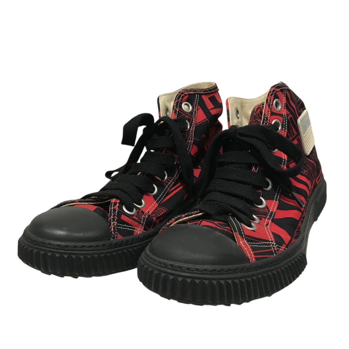 楽天市場】【楠本質店/元住吉】PRADA /プラダ ハイカットスニーカー