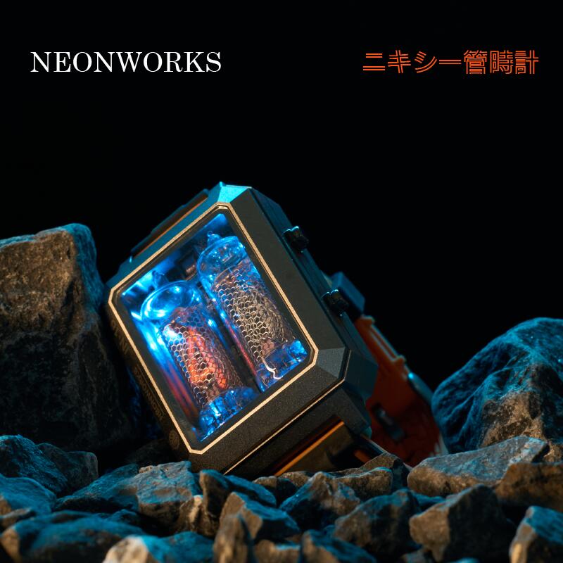 楽天市場】ニキシー管 レトロ ステンレス 腕時計 | ニキシー 管 時計