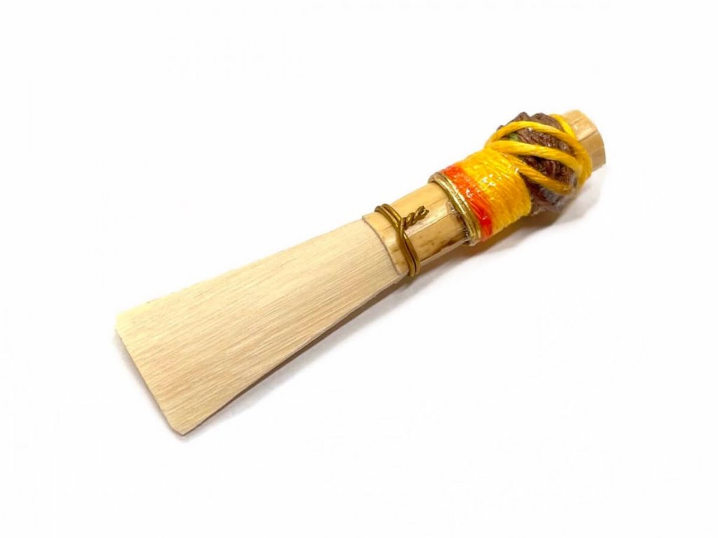 楽天市場】ファゴット 完成リード 森井禎久 M（水色糸） : 管楽器専門