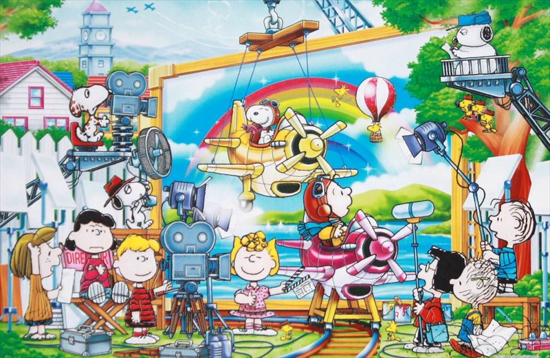 楽天市場】1000ピースジグソーパズル PEANUTS/スヌーピー ツリーハウス
