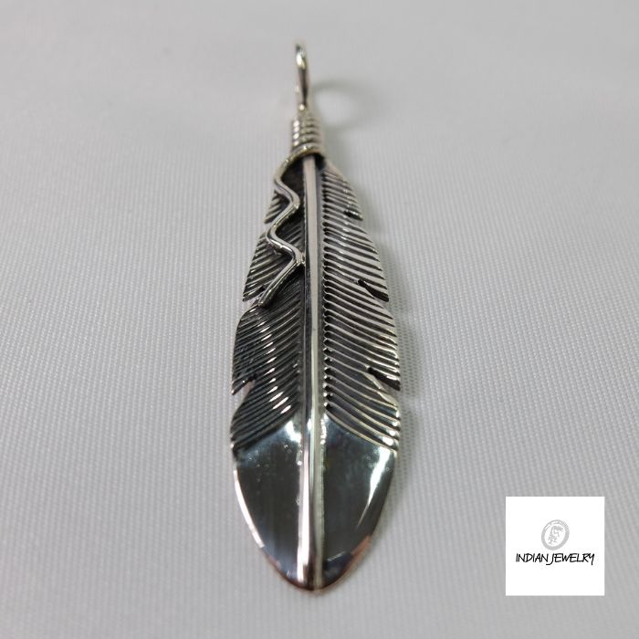 楽天市場】INDIAN JEWELRY ナバホ族 フェザー ペンダントトップJOE