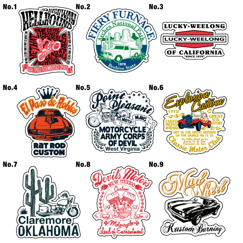 ガレージブランド ステッカー ワッペン キーカバー いろいろセット