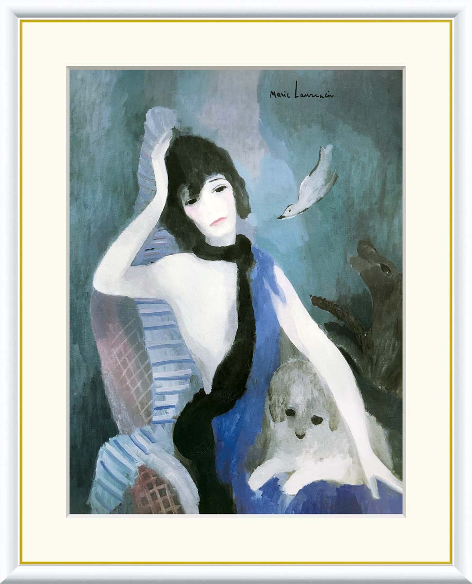 楽天市場】マリー・ローランサン「ココ・シャネルの肖像」F8号（額外寸