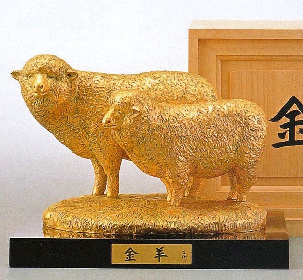 楽天市場】羊の置物 銅製金の古銭羊 : 中国貿易CTCオンラインShop