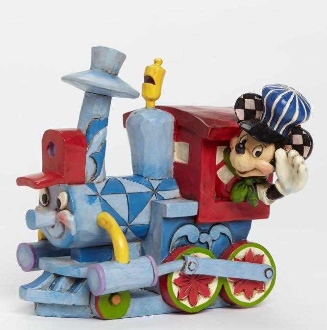 楽天市場】ジムショア ミッキーマウスと列車 誕生日の列車が発車